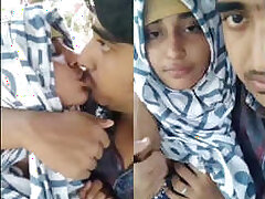 Desi Cute Hijabi Girl Sucking By Lover