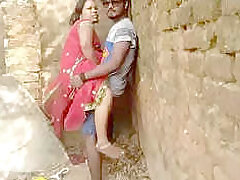 Outdoor devar bhabi caught