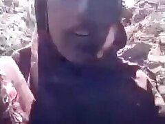A girl from Patan shows off her body to a guy in the mountains and talks in Pashto