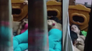 Son filmed mom