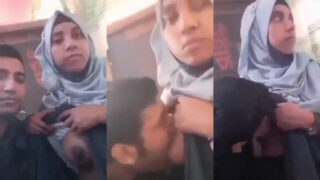 हिजाबी बिहारी लड़की के बूब्स चुसे कजिन ने और एमएमएस बनाया
