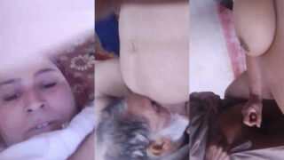 Desi couple’s homemade hot MMS sex video of pussy licking