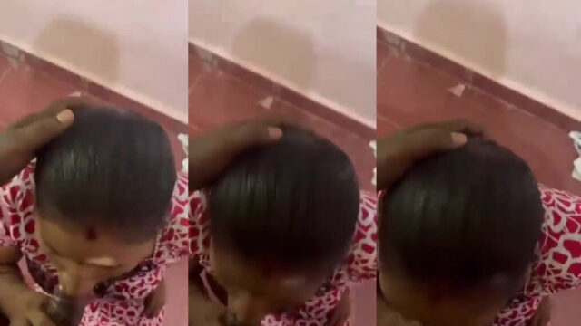 Salem tamil housewife sucking lover