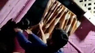 Husband caught wife fucking lover and made her porn video