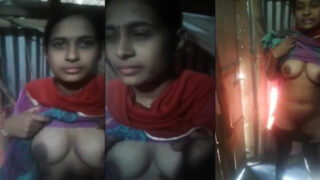 प्रेमी से मिलने आई लड़की के बूब्स और चूत का वीडियो