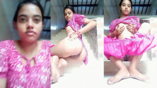 Young marathi girl showing pussy and asshole!