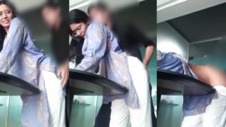 Indian porn MMS clip of a college girl rimmed by her bf