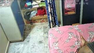 Husband caught cheating wife in CCTV