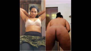 BigAss Curvy Figure Indian Gf Showing Twerking Ass