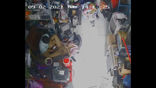 Desi Young Cpl Fucking in Store Capture Security cam security sex video