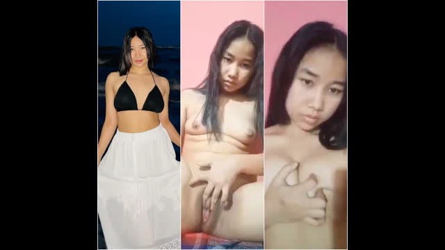 CUTE SLIM NORTHEAST GIRL SQUEEZING BOOBS & FINGERING PINK PUSSY girl sex video