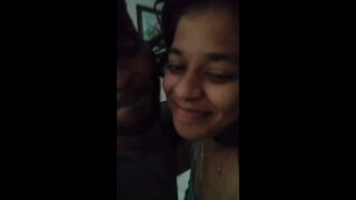 Tamil Lovers Boobs Suck at Home