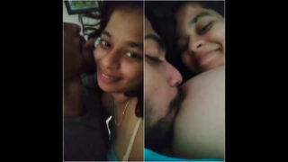 SEXY TAMIL BHABHI ENJOYING BOOBS SUCKING BY LOVER
