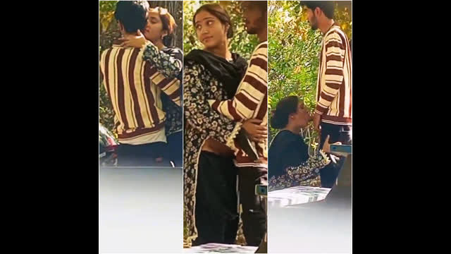 DESI HORNY COUPLE GF SUCKING & FUCKING IN GARDEN OUTDOOR FUN VIRAL VIDEO fun sex video
