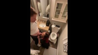 Coworkers Fucking In Washroom During Lunch Break
