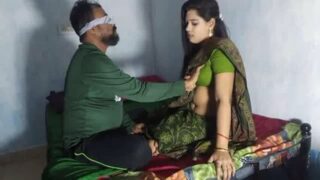 Sona Bhabi Blindfold Owner and Fucked