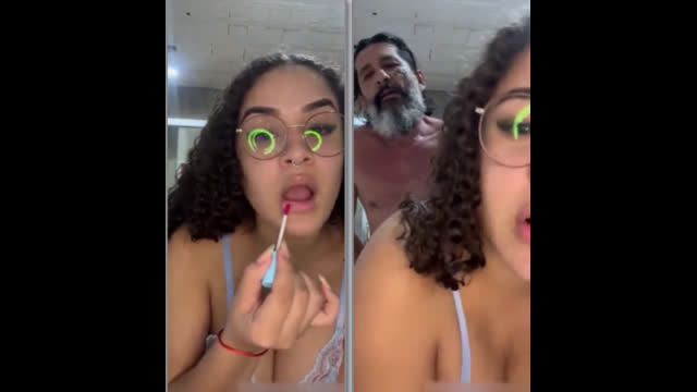 She was getting ready to leave when Dad arrived to unload unload sex video